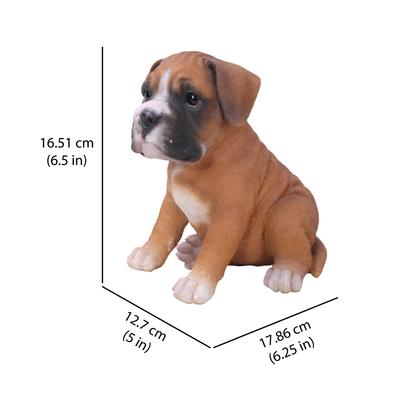 Show full view: Hi-Line Gift Boxer Puppy Statue, 6.5-in slide 6 of 6
