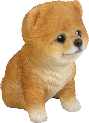 Show full view: Hi-Line Gift Pomeranian Puppy Statue, 6-in slide 3 of 6