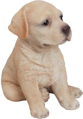 Show full view: Hi-Line Gift Yellow Labrador Puppy Statue, 6.5-in slide 3 of 6
