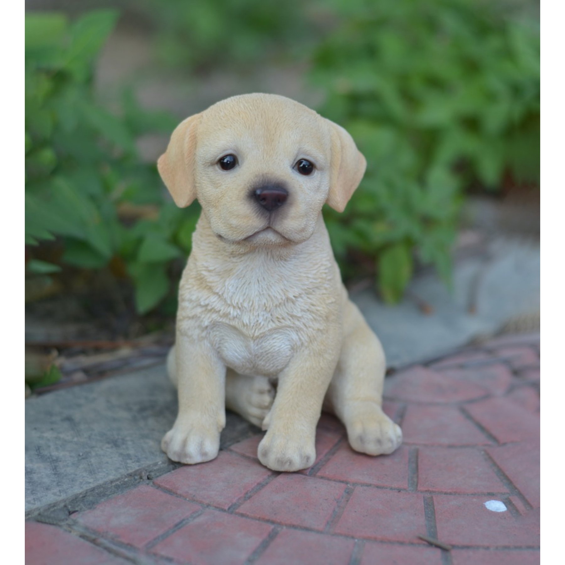 Hi-Line Gift Yellow Labrador Puppy Statue, 6.5-in