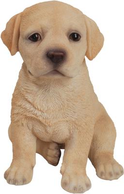 Show full view: Hi-Line Gift Yellow Labrador Puppy Statue, 6.5-in slide 2 of 6