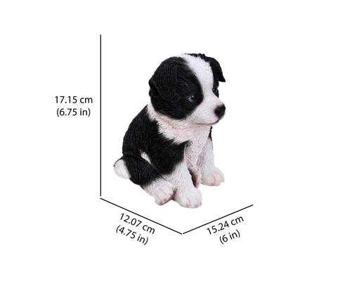Show full view: Hi-Line Gift Border Collie Puppy Statue, 6.75-in slide 7 of 7