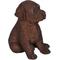 Show in main carousel: Hi-Line Gift Chocolate Labrador Puppy Statue, 6.5-in slide 3 of 6