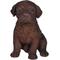 Show in main carousel: Hi-Line Gift Chocolate Labrador Puppy Statue, 6.5-in slide 2 of 6