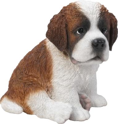 Show full view: Hi-Line Gift Saint Bernard Puppy Statue, 6.75-in slide 3 of 6