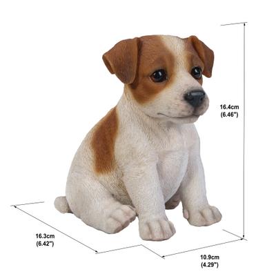 Show full view: Hi-Line Gift Jack Russell Terrier Puppy Statue, 6.5-in slide 7 of 7