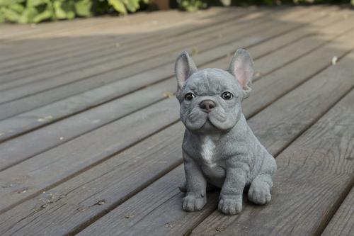 Show full view: Hi-Line Gift Blue French Bulldog Puppy Sitting Statue, 6.3-in slide 8 of 10