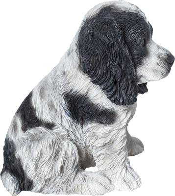 Show full view: Hi-Line Gift Black & White Cocker Spaniel Statue, Black & White, 5.83-in slide 5 of 8