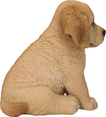 Show full view: Hi-Line Gift Sitting Golden Retriever Puppy Statue, 6.5-in slide 4 of 6