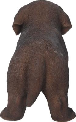 Show full view: Hi-Line Gift Standing Chocolate Labrador Puppy Statue, 6-in slide 5 of 5
