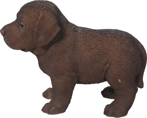 Show full view: Hi-Line Gift Standing Chocolate Labrador Puppy Statue, 6-in slide 3 of 5
