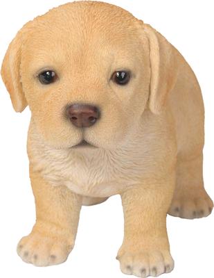 Show full view: Hi-Line Gift Standing Yellow Labrador Puppy Statue, 6-in slide 2 of 5
