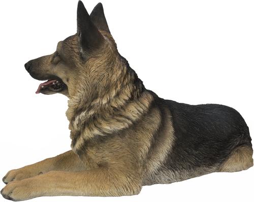 Show full view: Hi-Line Gift Lying Down German Shepherd Statue, 16.14-in slide 3 of 8