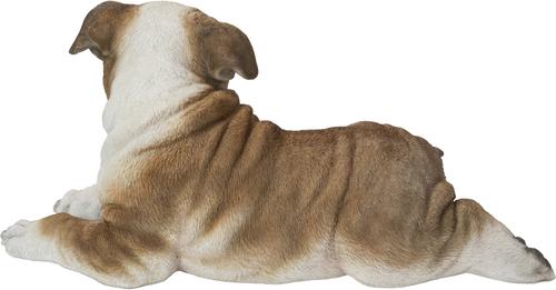 Show full view: Hi-Line Gift Lying Down Bulldog Pup Statue, 8.46-in slide 4 of 8
