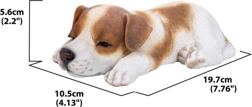 Show full view: Hi-Line Gift Jack Russell Puppy Sleeping Statue slide 6 of 7