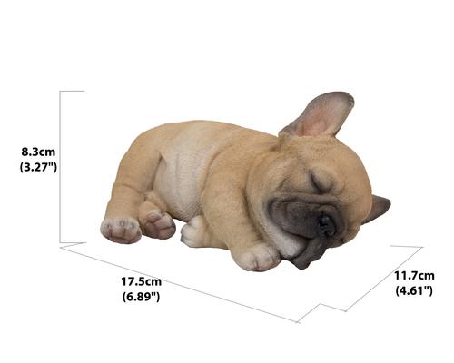 Show full view: Hi-Line Gift Sleeping Pug Puppy Statue, Brown & Black slide 6 of 6