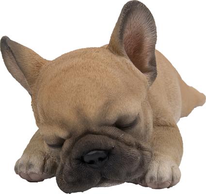 Show full view: Hi-Line Gift Sleeping Pug Puppy Statue, Brown & White slide 2 of 6