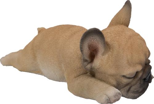 Show full view: Hi-Line Gift Sleeping Pug Puppy Statue, Brown & White slide 4 of 6