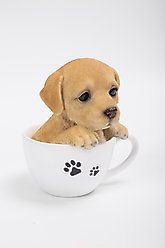 Hi-Line Gift Teacup Labrador Puppy Statue, 5.5-in slide 2 of 7