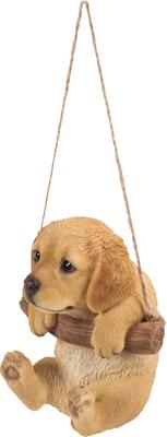 Show full view: Hi-Line Gift Hanging Golden Retriever Puppy Statue, 5.5-in slide 3 of 6