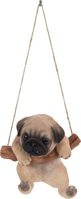 Show full view: Hi-Line Gift Hanging Pug Puppy Statue, 4.5-in slide 2 of 6