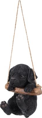 Show full view: Hi-Line Gift Hanging Black Lab Puppy Statue, 5-in slide 3 of 6