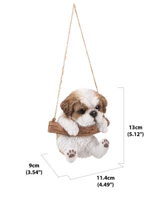 Show full view: Hi-Line Gift Hanging Shih Tzu Puppy Statue, 5.5-in slide 6 of 6