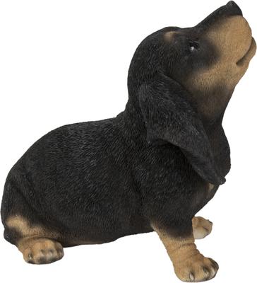 Show full view: Hi-Line Gift Howling Dachshund Puppy Statue, 6.18-in slide 4 of 8
