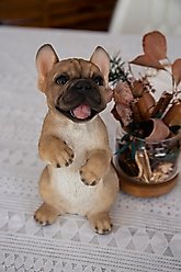 Hi-Line Gift Standing French Bulldog Statue, 7.68-in