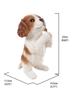 Show full view: Hi-Line Gift Praying Cavalier King Charles Spaniel Puppy Statue, 8.66-in slide 6 of 8
