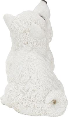 Show full view: Hi-Line Gift Howling American Eskimo Puppy Statue, 6.61-in slide 3 of 8