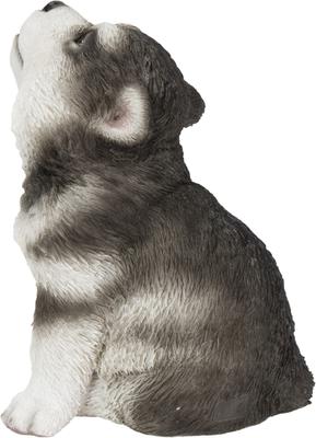 Show full view: Hi-Line Gift Alaskan Malamute Puppy Howling Statue, 6.69-in slide 2 of 8