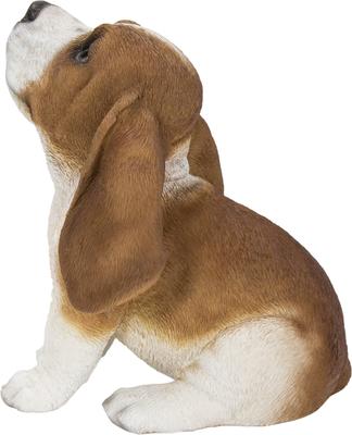 Show full view: Hi-Line Gift Basset Hound Puppy Howling Statue, 6.42-in slide 2 of 8