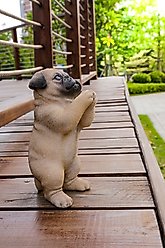 Hi-Line Gift Pug Puppy Praying Statue, 8.35-in