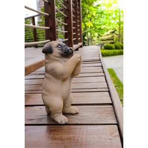 Hi-Line Gift Pug Puppy Praying Statue, 8.35-in