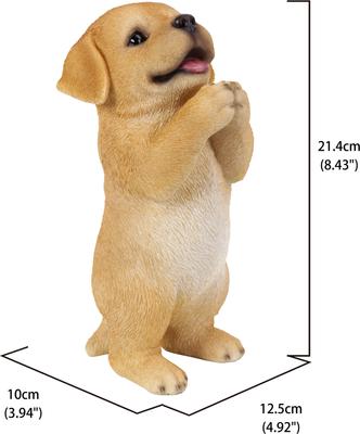 Show full view: Hi-Line Gift Yellow Labrador Puppy Praying Statue, 8.43-in slide 6 of 8