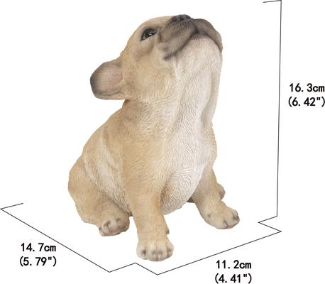 Show full view: Hi-Line Gift French Bulldog Puppy Howling Statue, 6.42-in slide 8 of 8