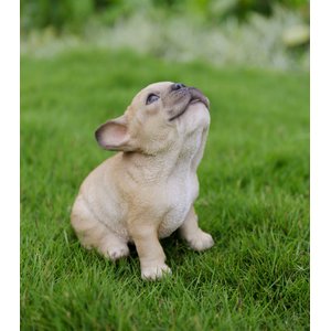 Hi-Line Gift French Bulldog Puppy Howling Statue, 6.42-in