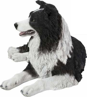 Show full view: Hi-Line Gift Lying Down Border Collie Statue, 14.17-in slide 3 of 8