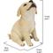 Show in main carousel: Hi-Line Gift Yellow Labrador Puppy Howling Statue, 6.81-in slide 6 of 8