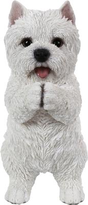 Show full view: Hi-Line Gift Westie Puppy Playing Statue, 8.5-in slide 2 of 6
