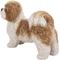 Show in main carousel: Hi-Line Gift Standing Shih Tzu Statue, Brown & White, 10.04-in slide 3 of 9