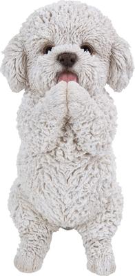 Show full view: Hi-Line Gift Poodle Puppy Playing Statue, 8.5-in slide 3 of 7