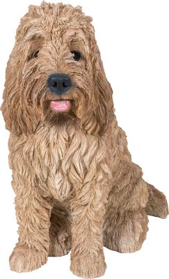 Show full view: Hi-Line Gift Sitting Cream-Coloured Cockapoo Statue, 16.85-in slide 2 of 8