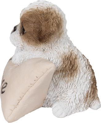 Show full view: Hi-Line Gift Shih Tzu Statue with Welcome Sign, 4.92-in slide 3 of 6