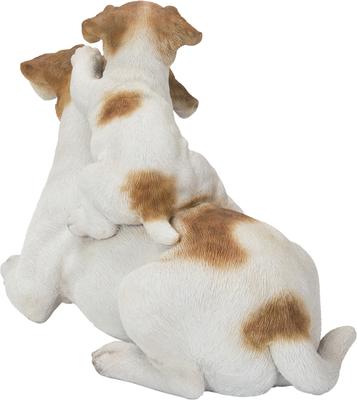 Show full view: Hi-Line Gift Mother & Baby Jack Russell Statue, 7.48-in slide 4 of 8