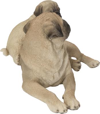 Show full view: Hi-Line Gift Mother & Baby Pugs Statue, 6.1-in slide 5 of 8