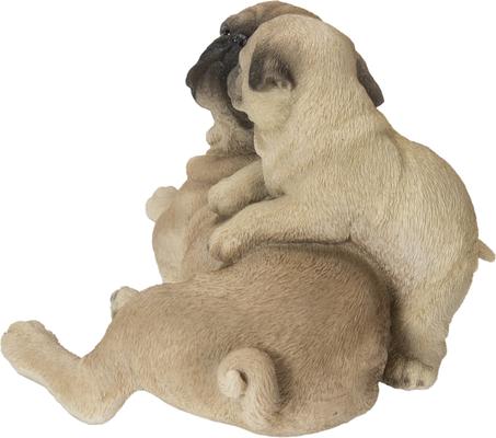 Show full view: Hi-Line Gift Mother & Baby Pugs Statue, 6.1-in slide 3 of 8