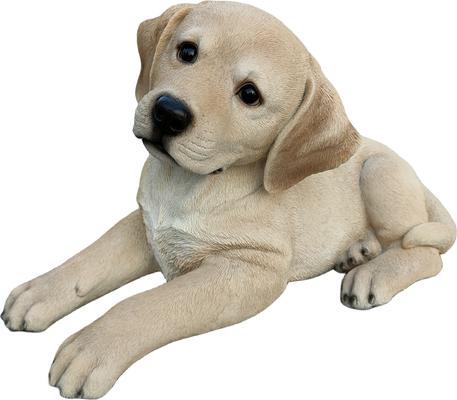Show full view: Hi-Line Gift Lying Yellow Labrador Figurine, 8.86-in slide 2 of 8