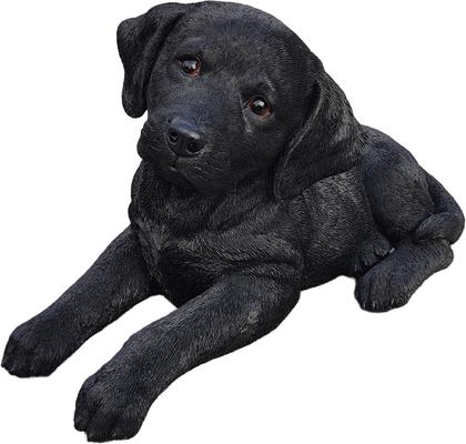 Show full view: Hi-Line Gift Lying Down Black Labrador Figurine, 8.86-in slide 2 of 8